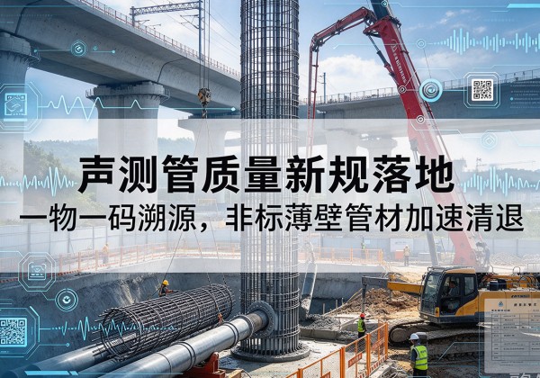 武陵声测管质量新规落地，一物一码溯源，非标薄壁管材加速清退