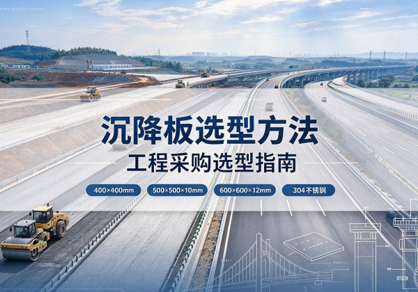 武陵沉降板选择方法