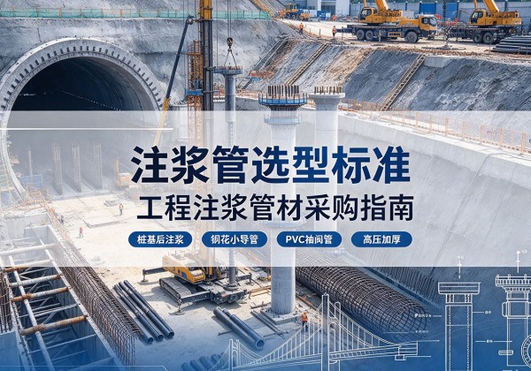 武陵注浆管选型标准